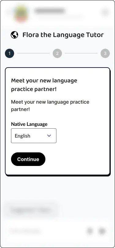 Sign in and set goals