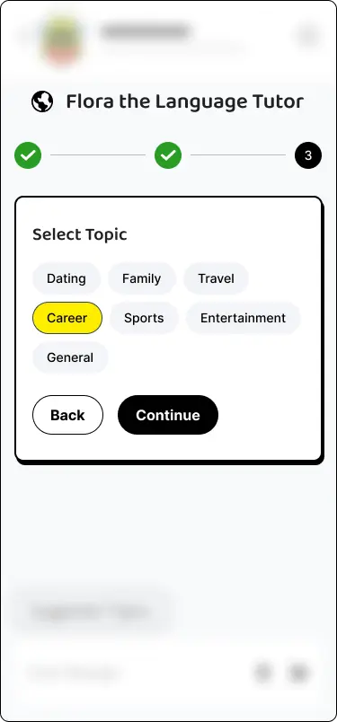 Customize your session